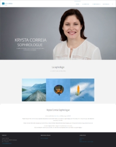 Etreweb crée le site web de Krysta Correia Sophrologie Decemo