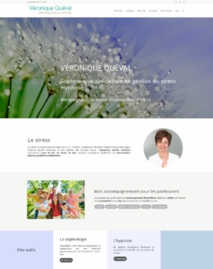 Etreweb crée le site internet de Véronique Quéval Sophrologue