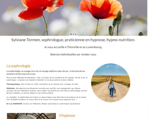 Etreweb crée le site internet de Sylviane Tormen Sophro-Hypnose