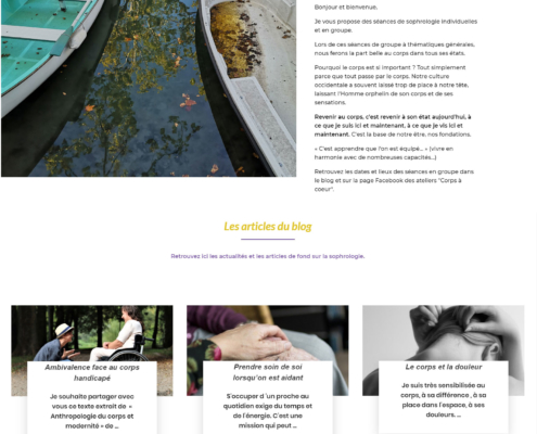 Etreweb crée le site internet de Murielle Mori Sophrologue