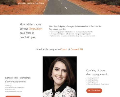 Etreweb crée le site internet d'Estelle Fontaine Coach Conseil RH