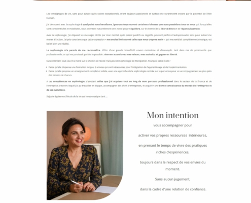 Etreweb crée le site internet de Nathalie Corvasce Sophrologue